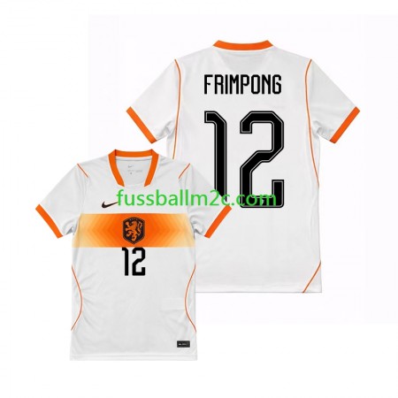 Fußballtrikots Niederlande Jeremie Frimpong 12 Auswärts Trikotsatz WM 2026 Fußballtrikots Niederlande Jeremie Frimpong 12 Auswärts Trikotsatz WM 2026
